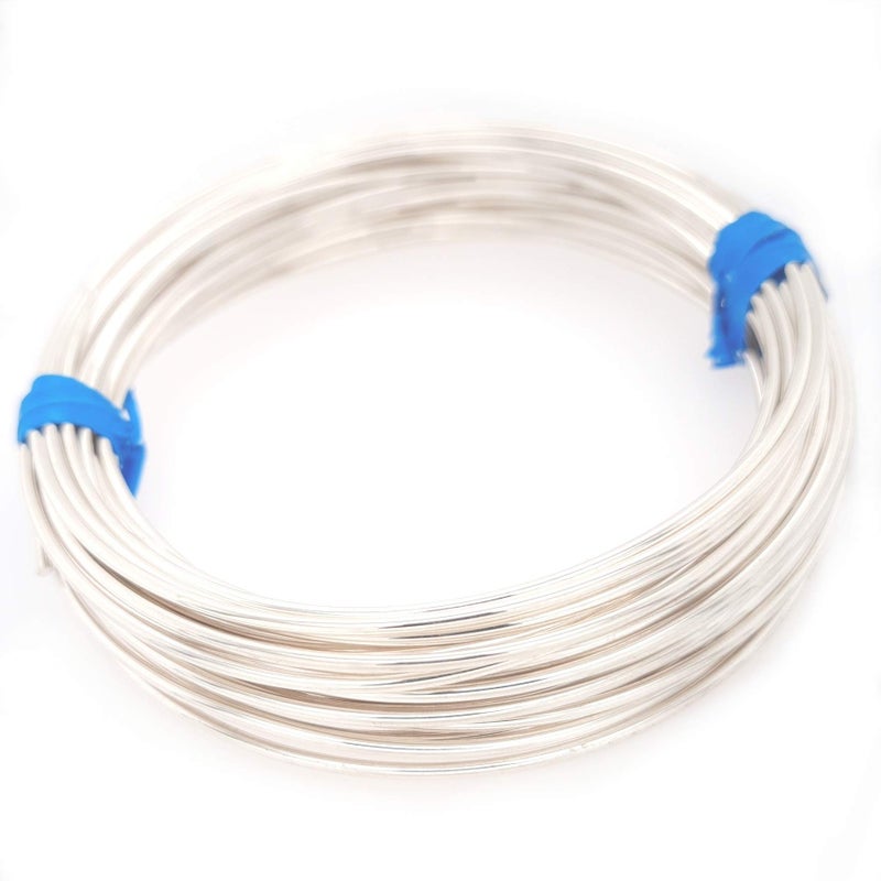 Craft Wire 14 Gauge, 925 Sterling Silver Wire (Round) Dead Soft Made in USA - 5FT by CRAFT WIRE - Image 3